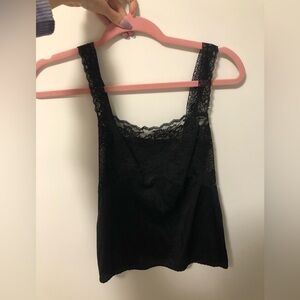 Elegant Black Lace Camisole